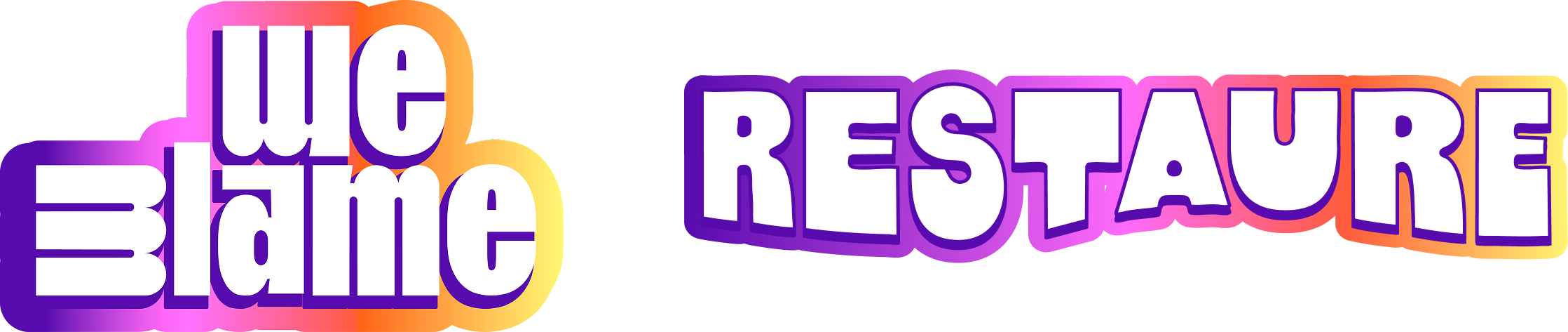 WeBlame × Restaure — briser le silence
